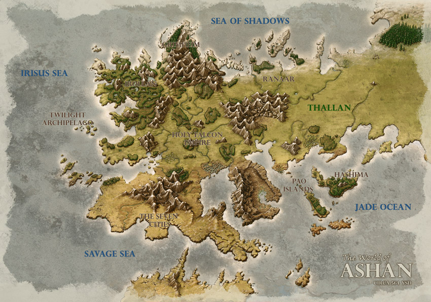 Might and Magic Heroes 6 - Map of Ashan
